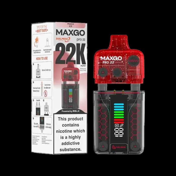 Relx Maxgo Pro 22k Peach Ice