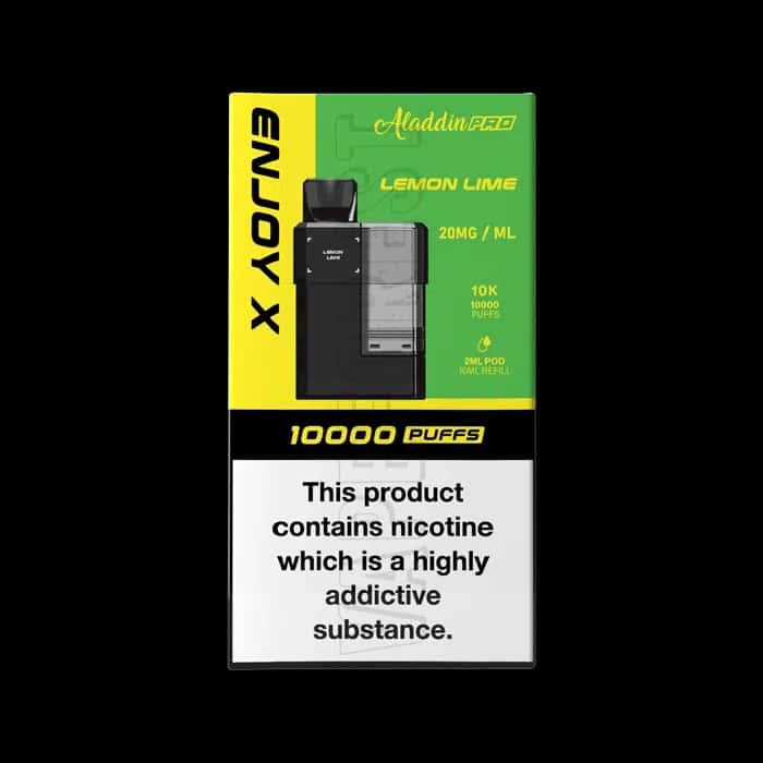 enjoy X 10000 Prefilled Pod Lemon Lime