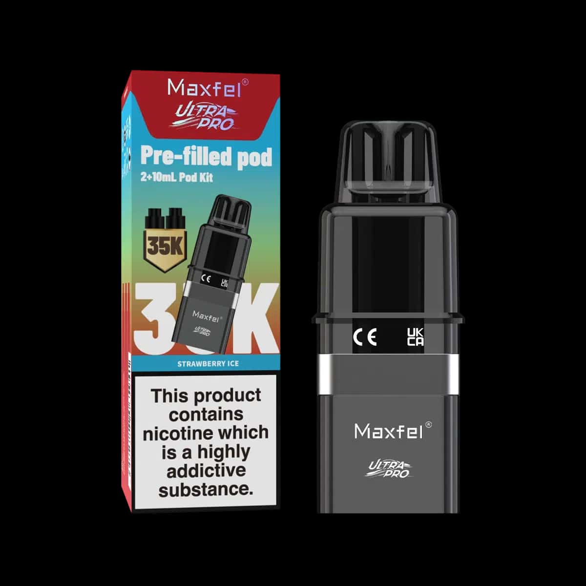 Maxfel Ultra Pro Prefilled Pod-Strawberry Ice