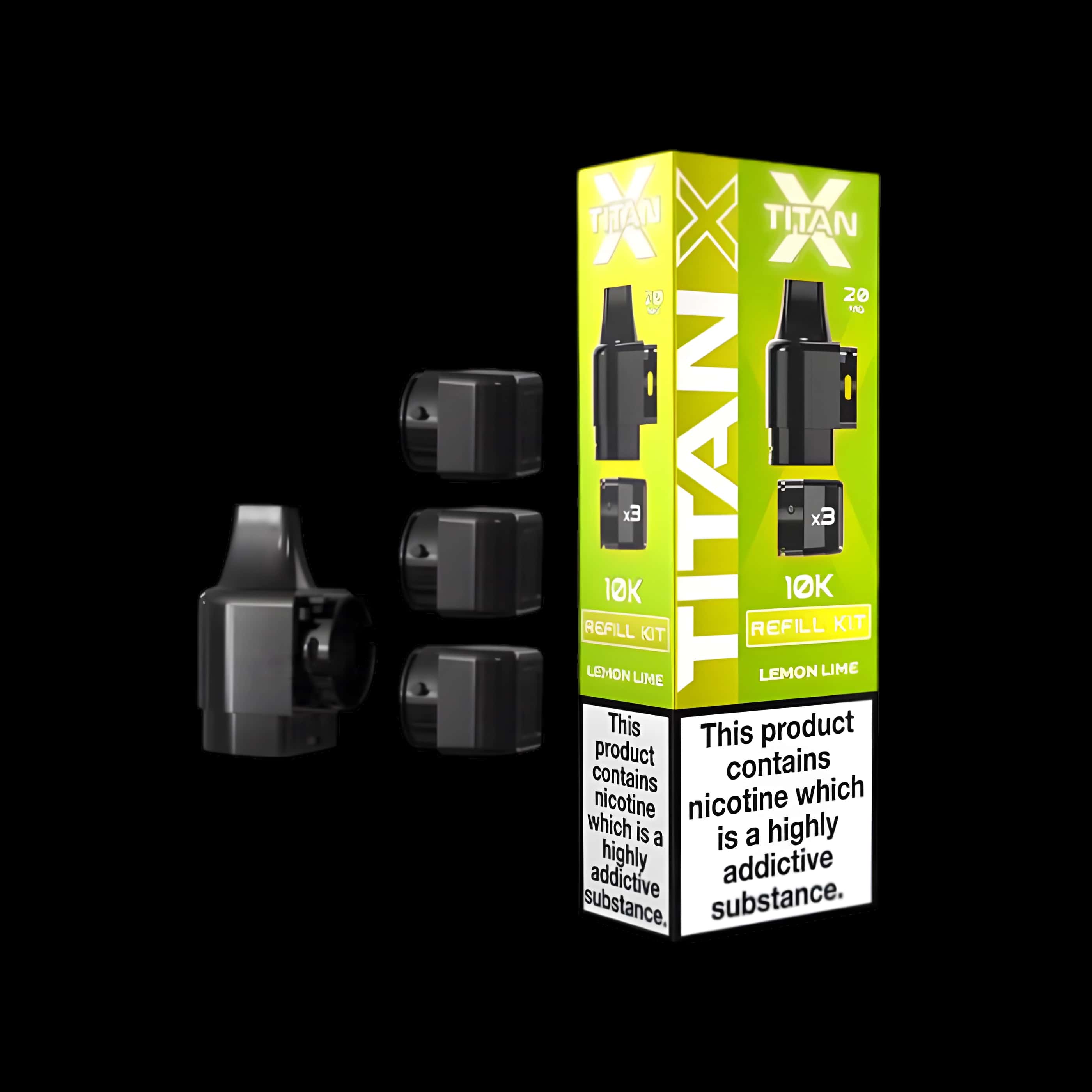 Titan X 10K Prefilled Pods - Lemon Lime