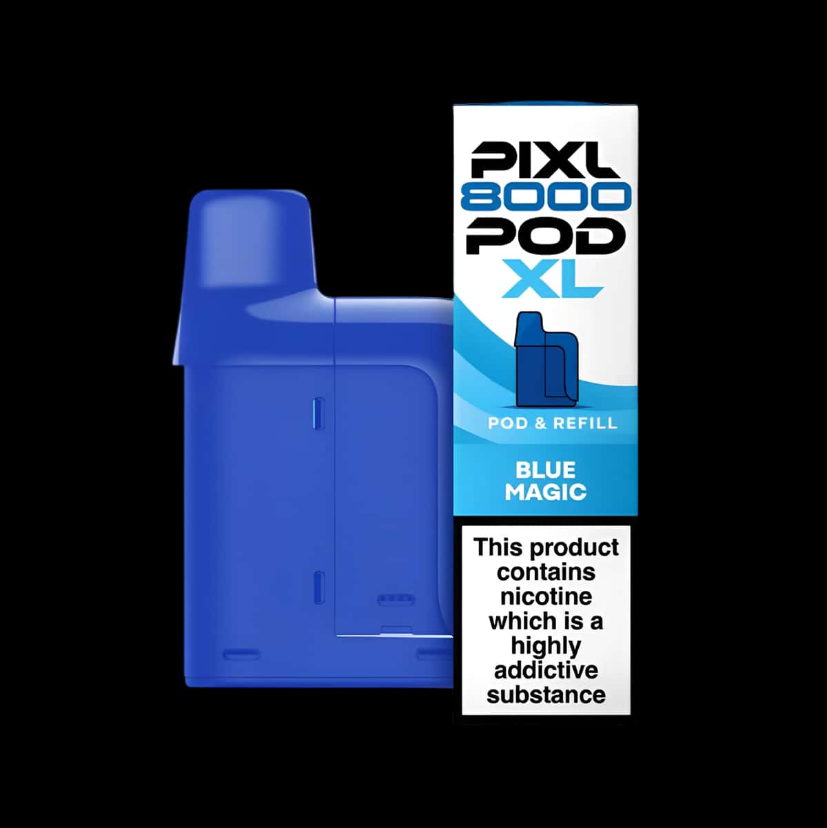 Pixl 8000 Prefilled Refill Pods Blue Magic