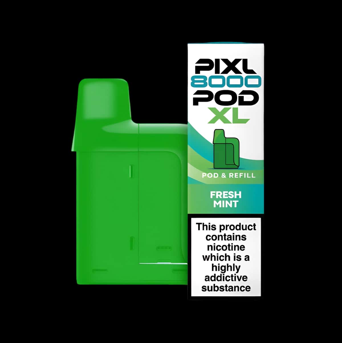 Pixl 8000 Prefilled Refill Pods Fresh Mint