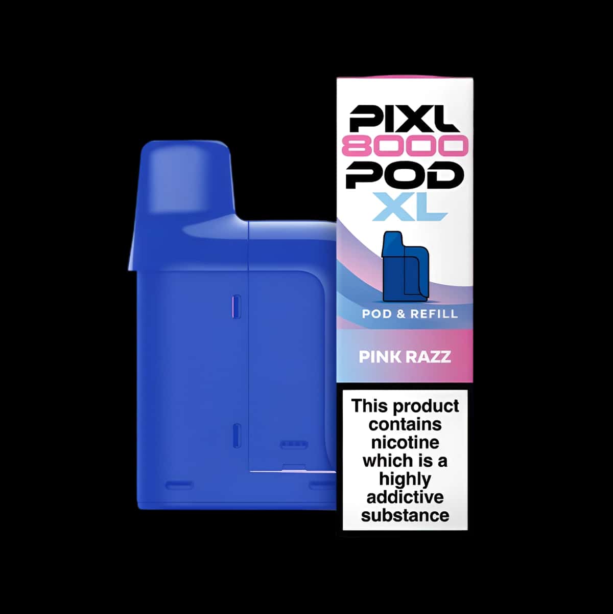 Pixl 8000 Prefilled Refill Pods Pink Razz