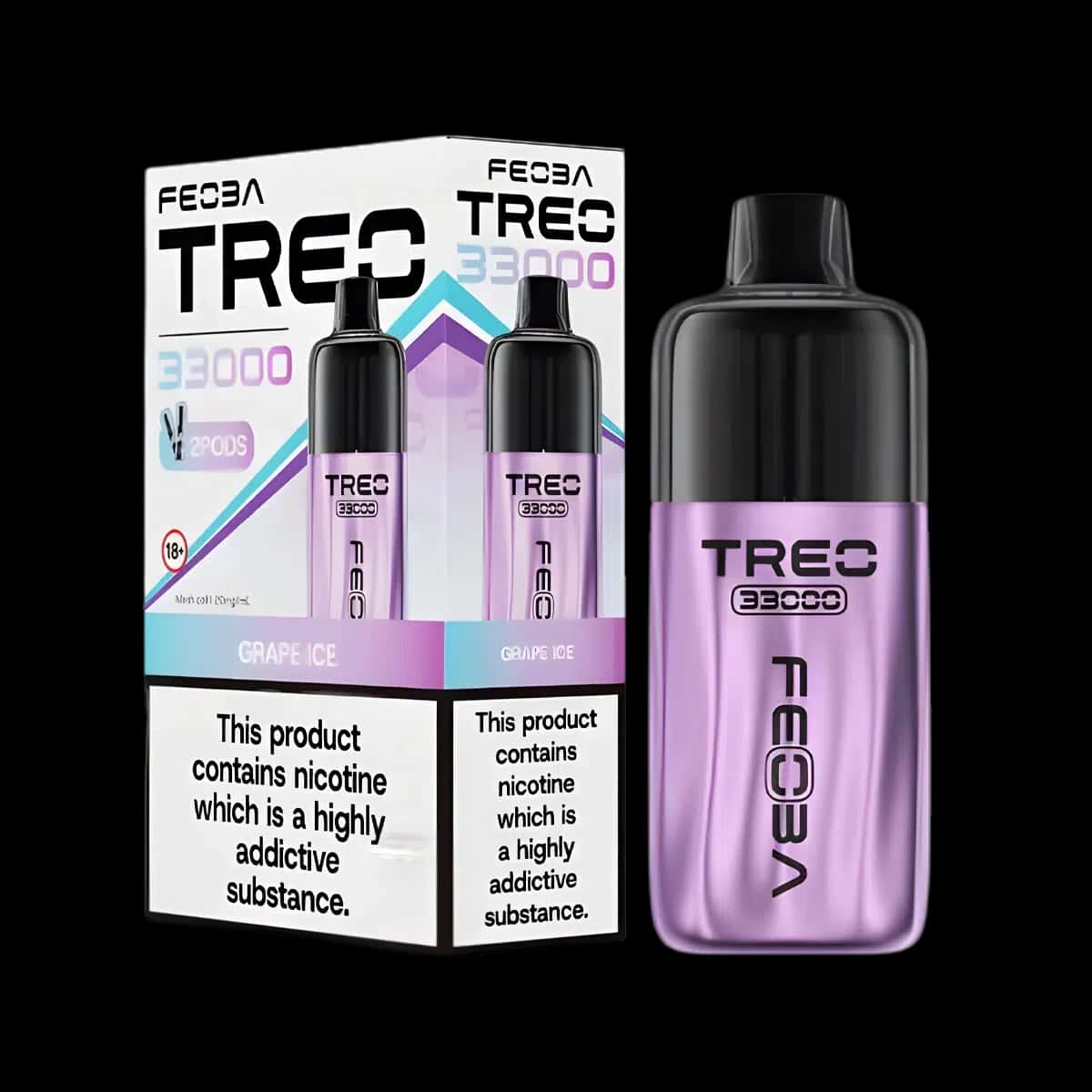 Grape Ice-Feoba Treo 33K Vape Kit