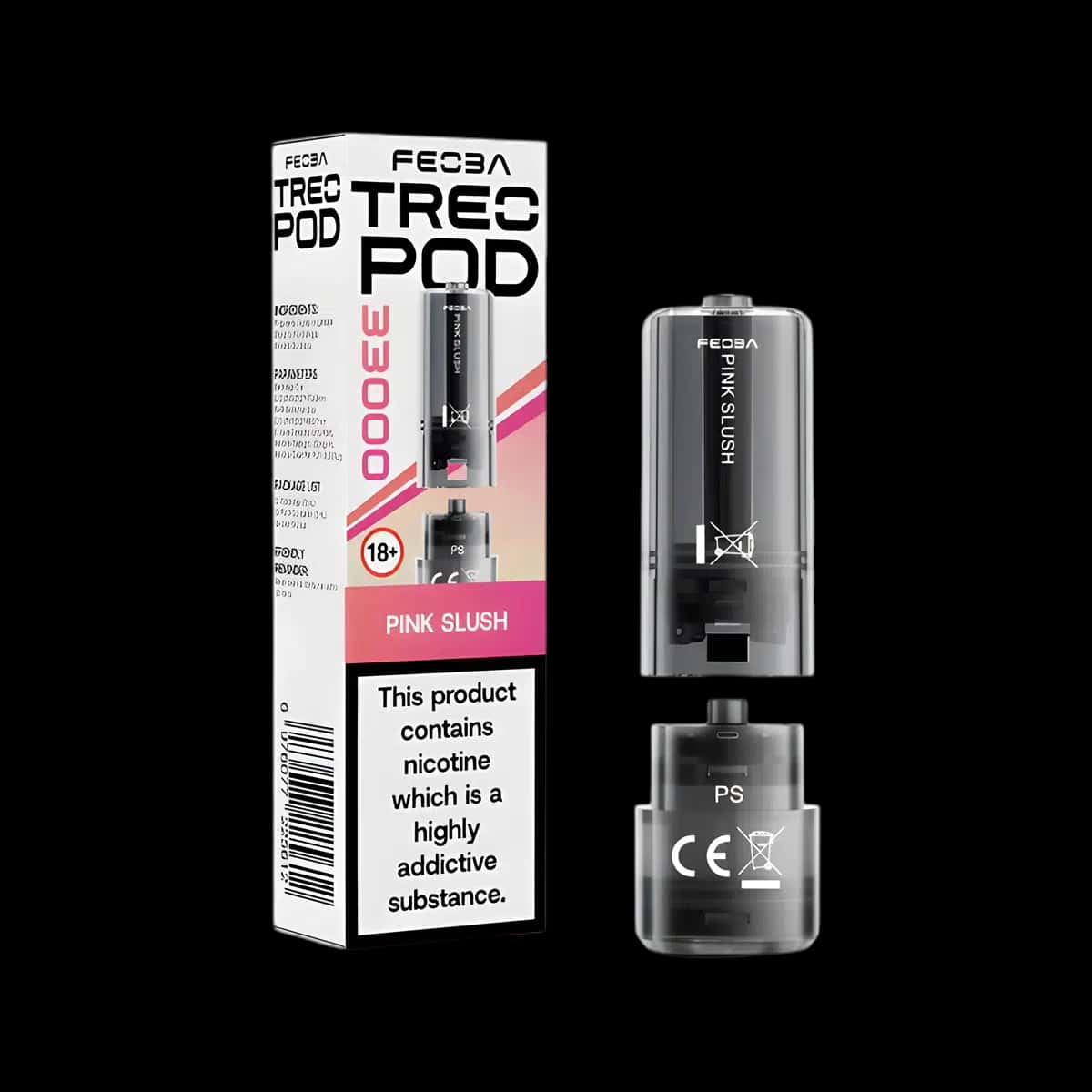 Pink Slush-Feoba Treo 33K Prefilled Pods