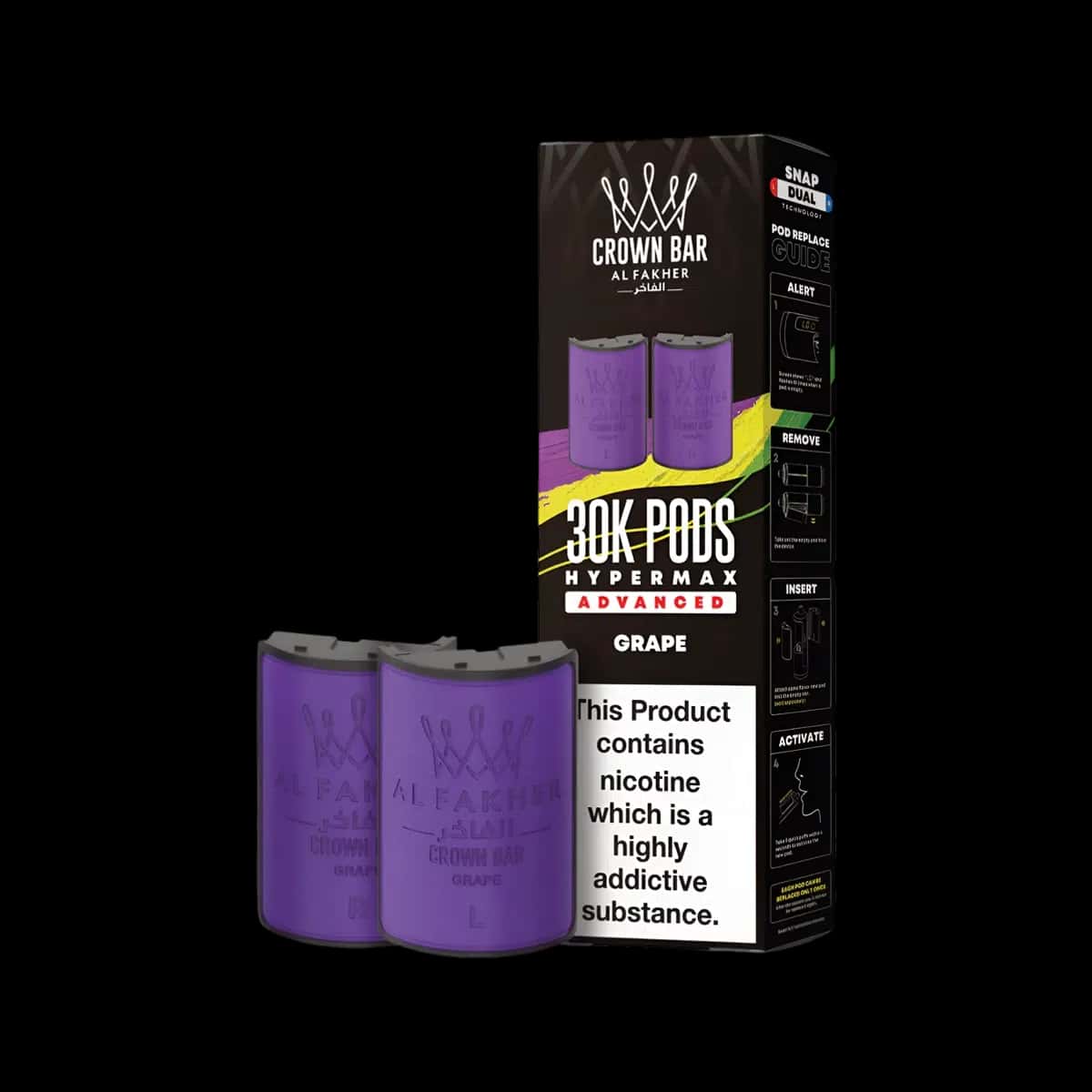Grape-Al Fakher 30K Hypermax Refill Pods