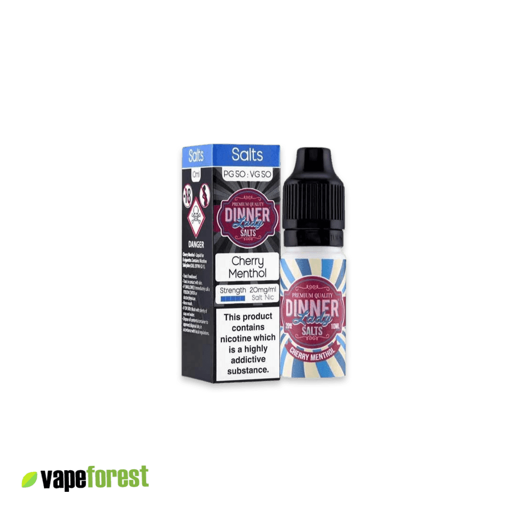 Dinner Lady   Nic Salts E-Liquid   Cherry Menthol - E-Liquids