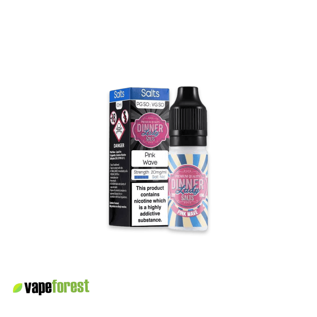 Dinner Lady   Nic Salts E-Liquid   Pink Wave - E-Liquids