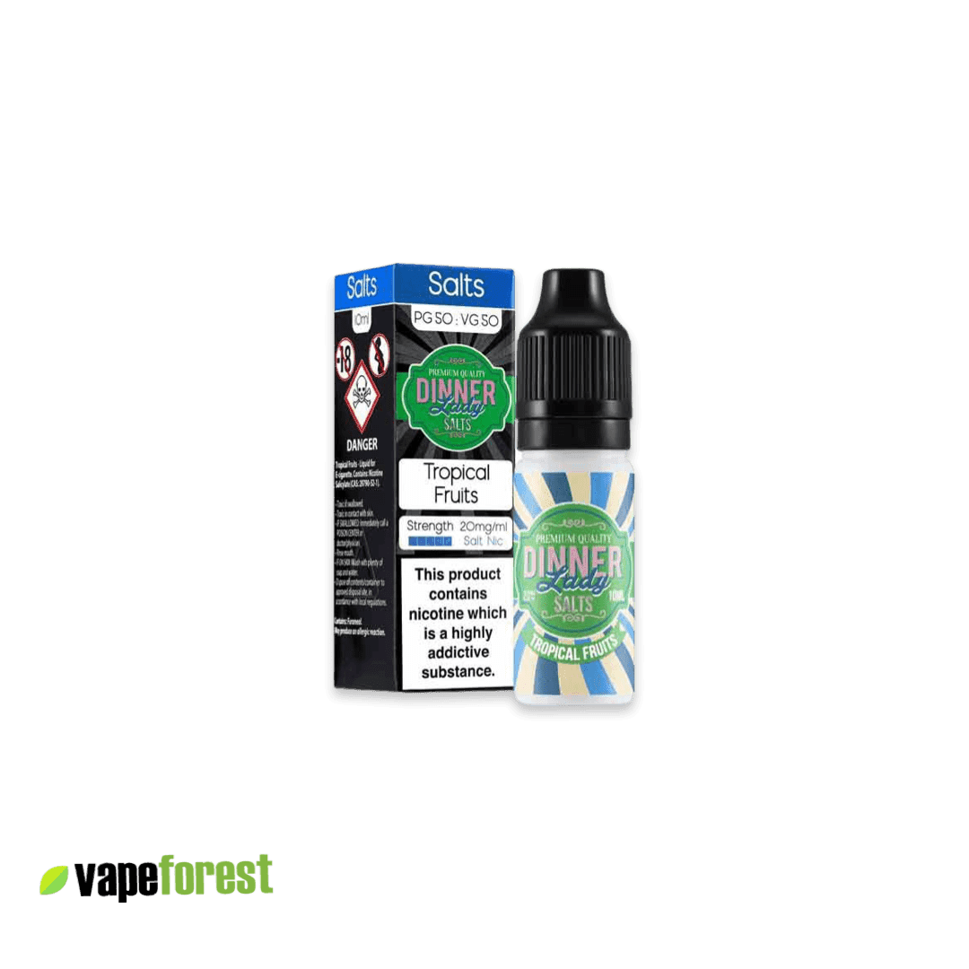 Dinner Lady   Nic Salts E-Liquid   Tropical Fruits - 10mg E-Liquid