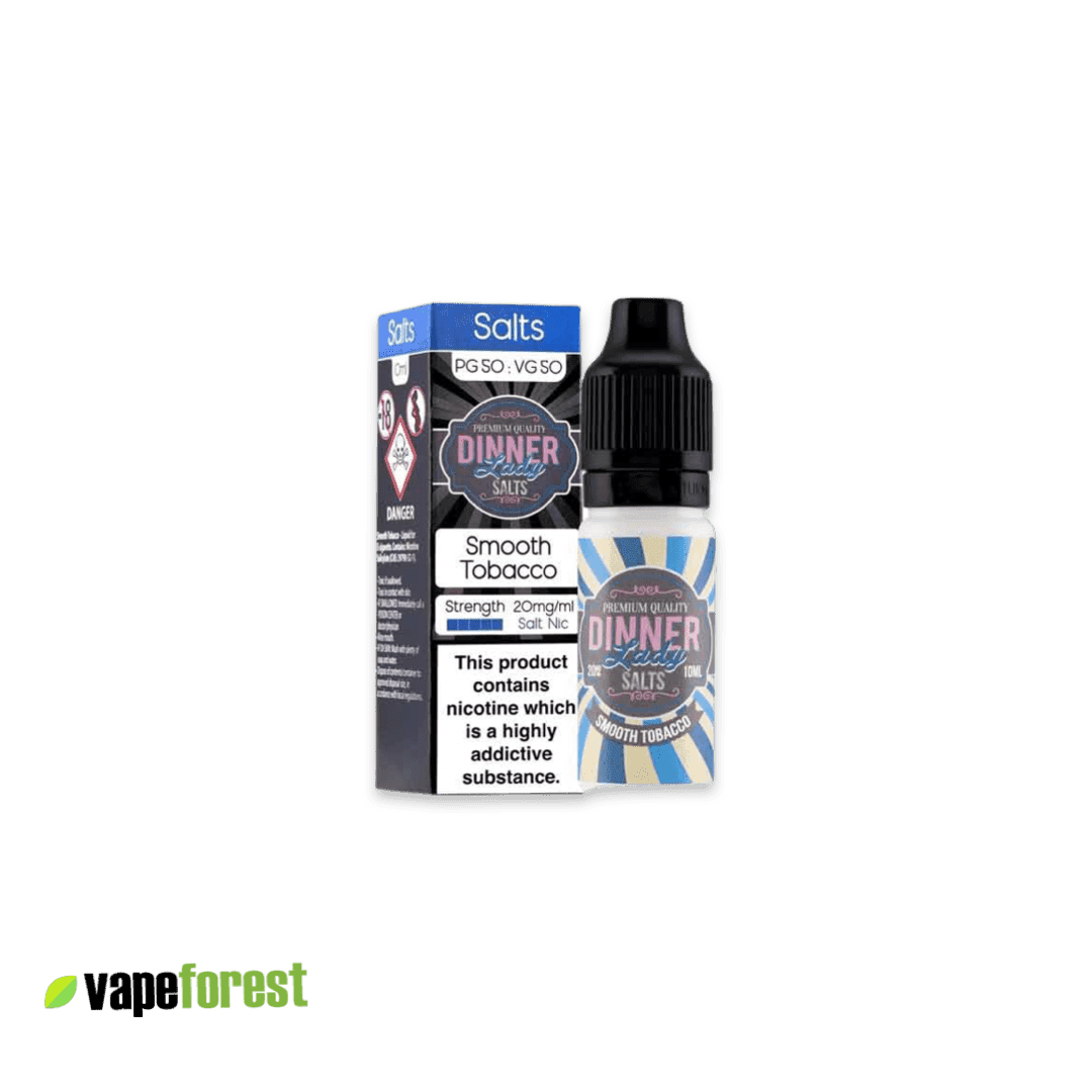 Dinner Lady   Nic Salts E-Liquid   Smooth Tobacco - E-Liquids