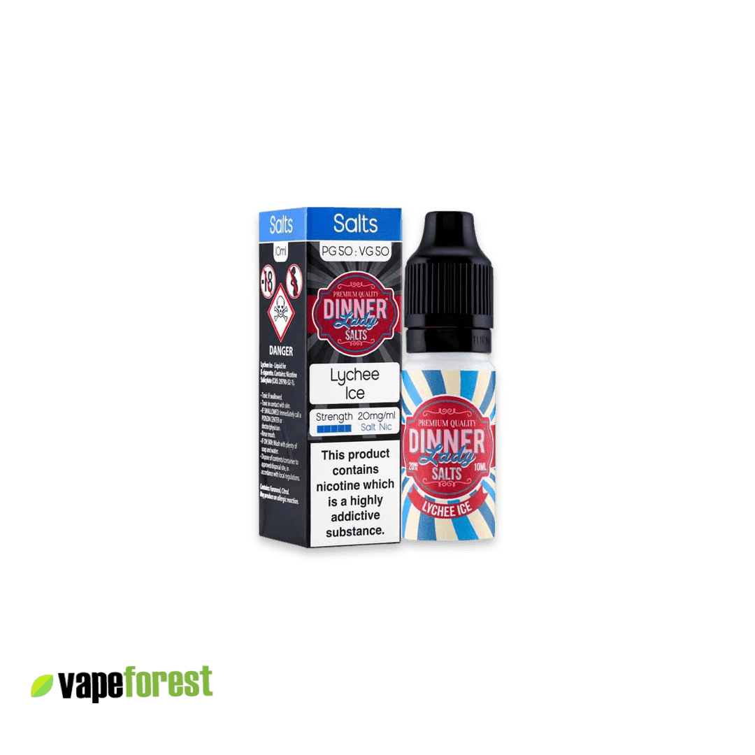 Dinner Lady   Nic Salts E-Liquid   Lychee Ice - E-Liquids