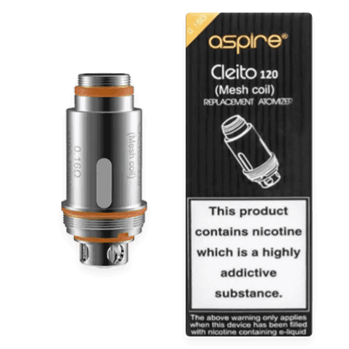 Aspire Cleito 120 Mesh Replacement Coil - Pack of 5 - Coils