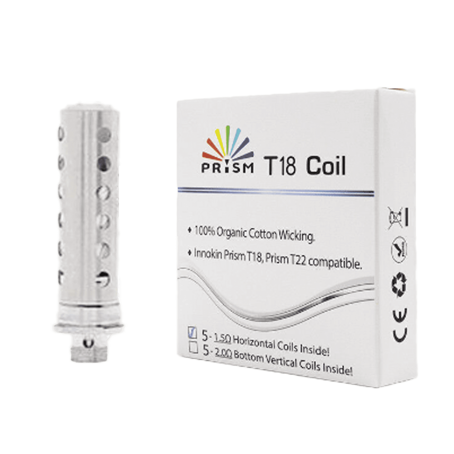 Innokin Prism T18E  amp  T22 Replacement Coils - Pack of 5 - Coils