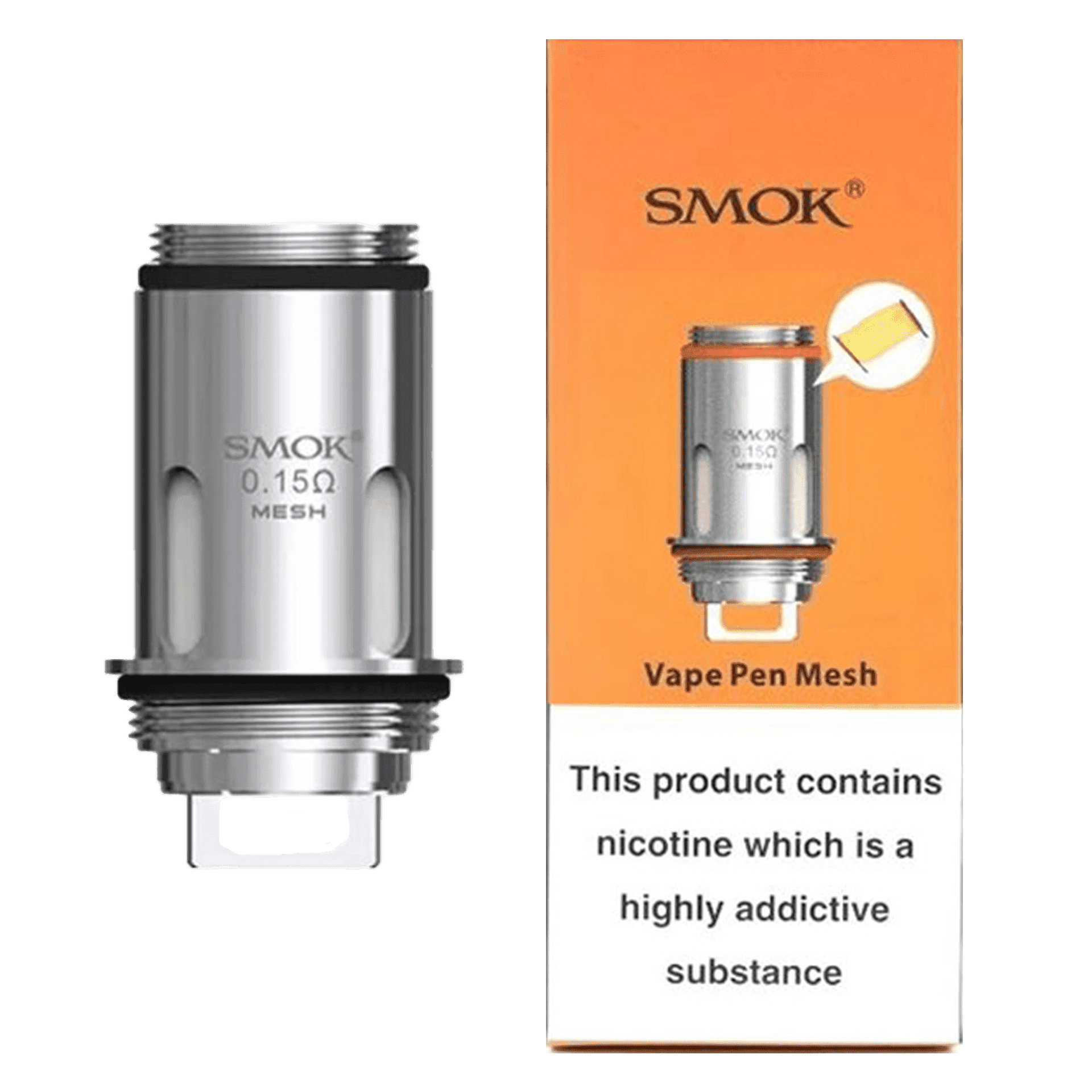 Smok Vape Pen 22 Replacement Coils - Pack of 5 - Coils