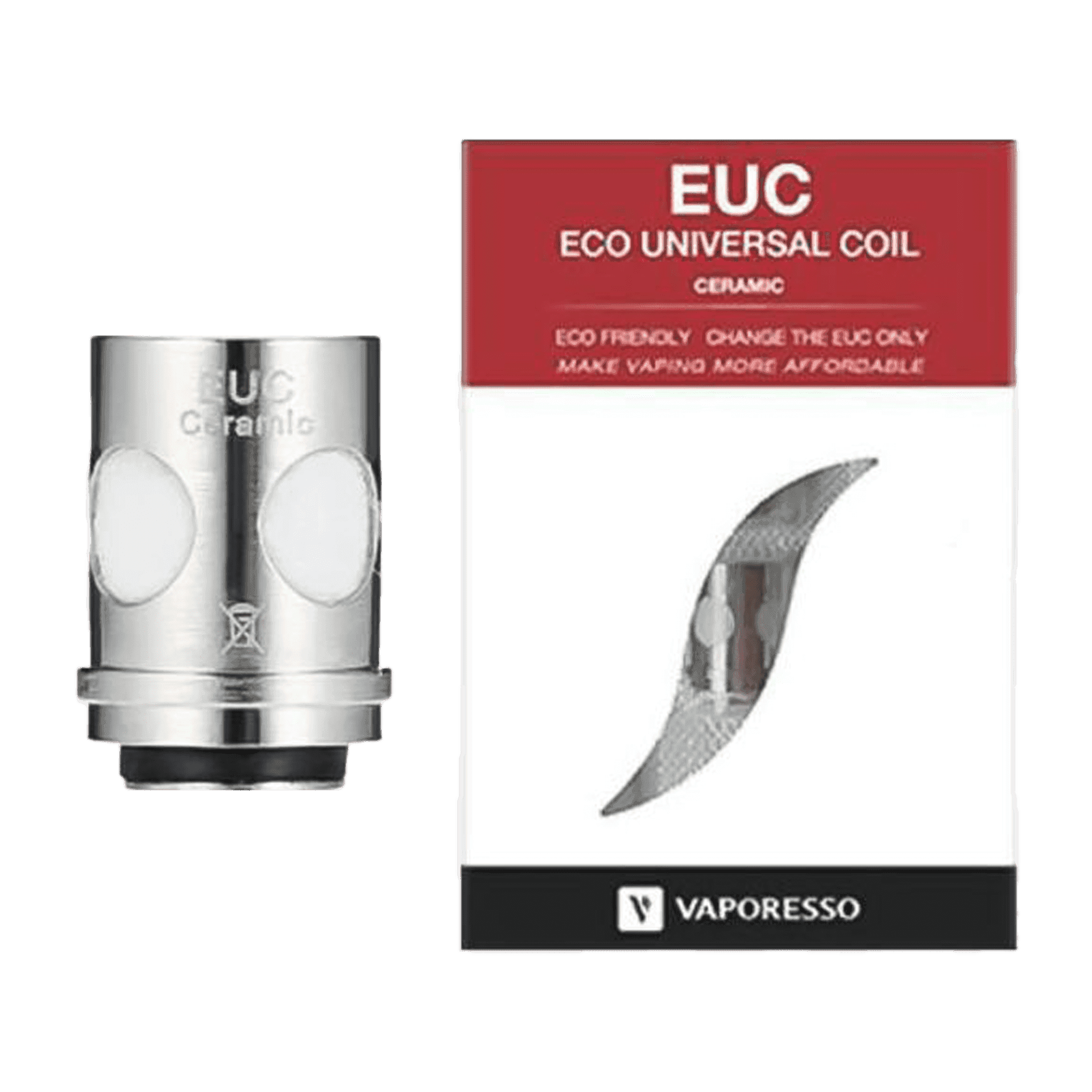 Vaporesso EUC Ceramic Replacement Coils - Pack of 5 - Ceramic Vape Coils
