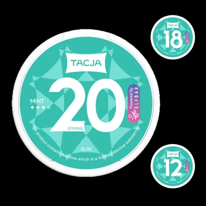 Elf Bar TACJA Nicotine Pouches - Mint - Elf Bar TACJA Nicotine Pouches