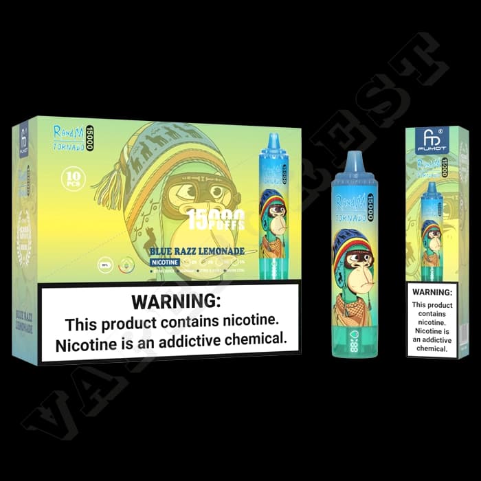 RandM Tornado 15000 Blue Razz Lemonade
