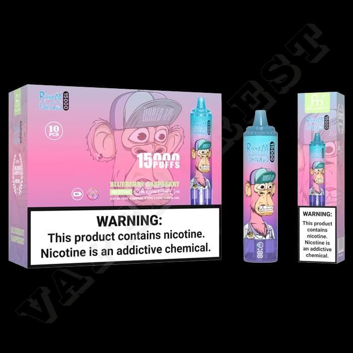 RandM Tornado 15000 Blueberry Raspberry