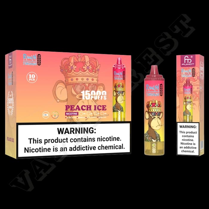 RandM Tornado 15000 Peach Ice