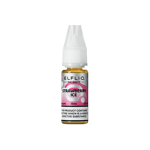 Strawberry Snoow Elfliq by Elf Bar - 10ml Nic Salt E-liquid - 10mg E-Liquid