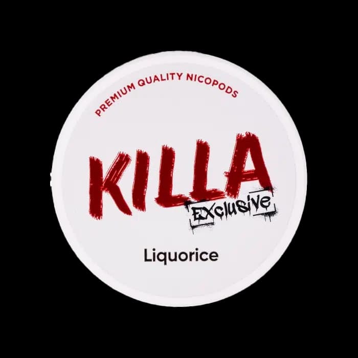 Killa Exclusive Liquorice Nicotine Pouches - Killa Nicotine Pouches