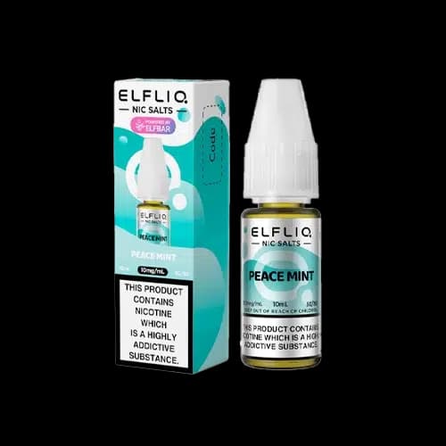 Peace Mint Elfliq by Elf Bar - 10ml Nic Salt E-liquid - 10mg E-Liquid