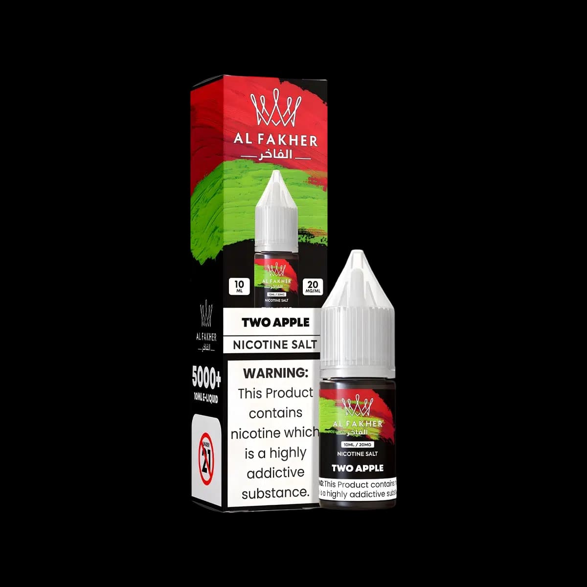 Two Apple Nic Salt E-Liquid by Al Fakher 10ml - 10mg E-Liquid