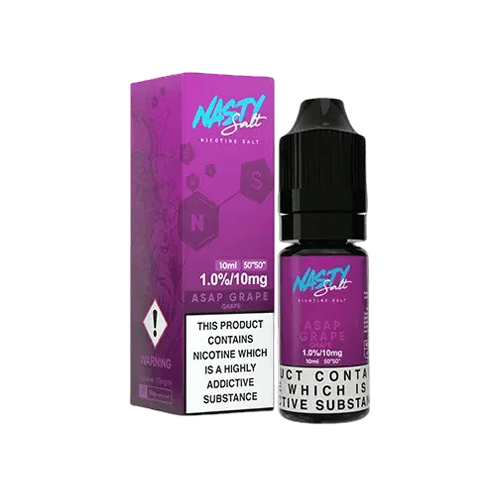 ASAP Grape Nic Salt E-liquid by Nasty Salts - 10mg E-Liquid
