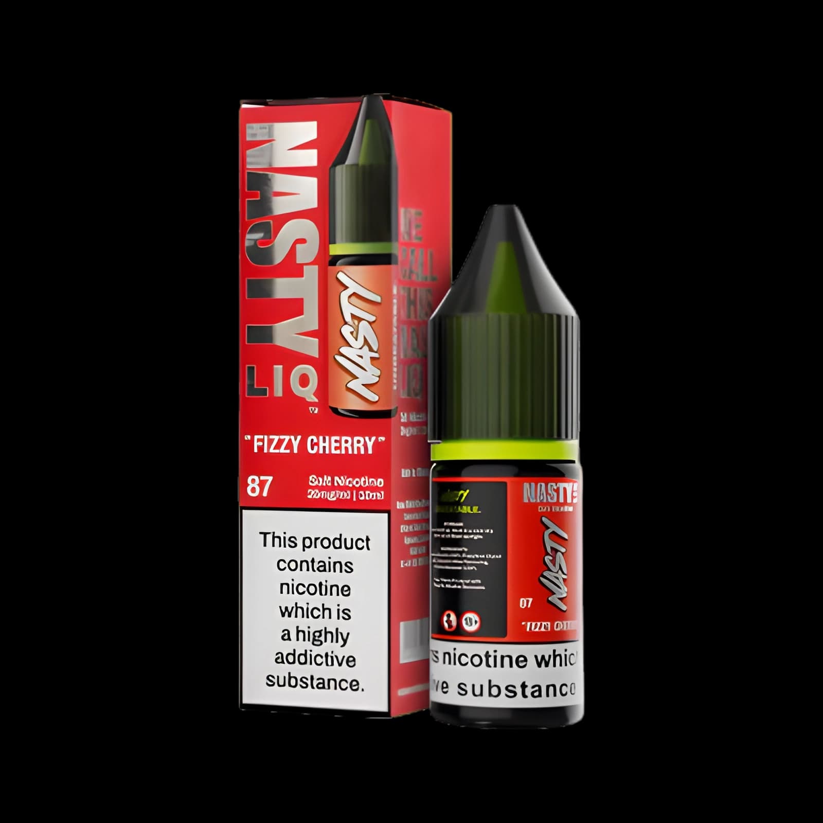 Fizzy Cherry Nic Salt E-Liquid by Nasty Liq - 10mg E-Liquid
