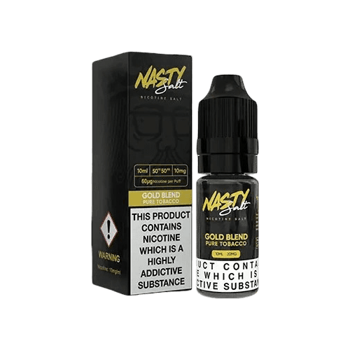 Gold Blend Nic Salt E-liquid by Nasty Salts - 10mg E-Liquid