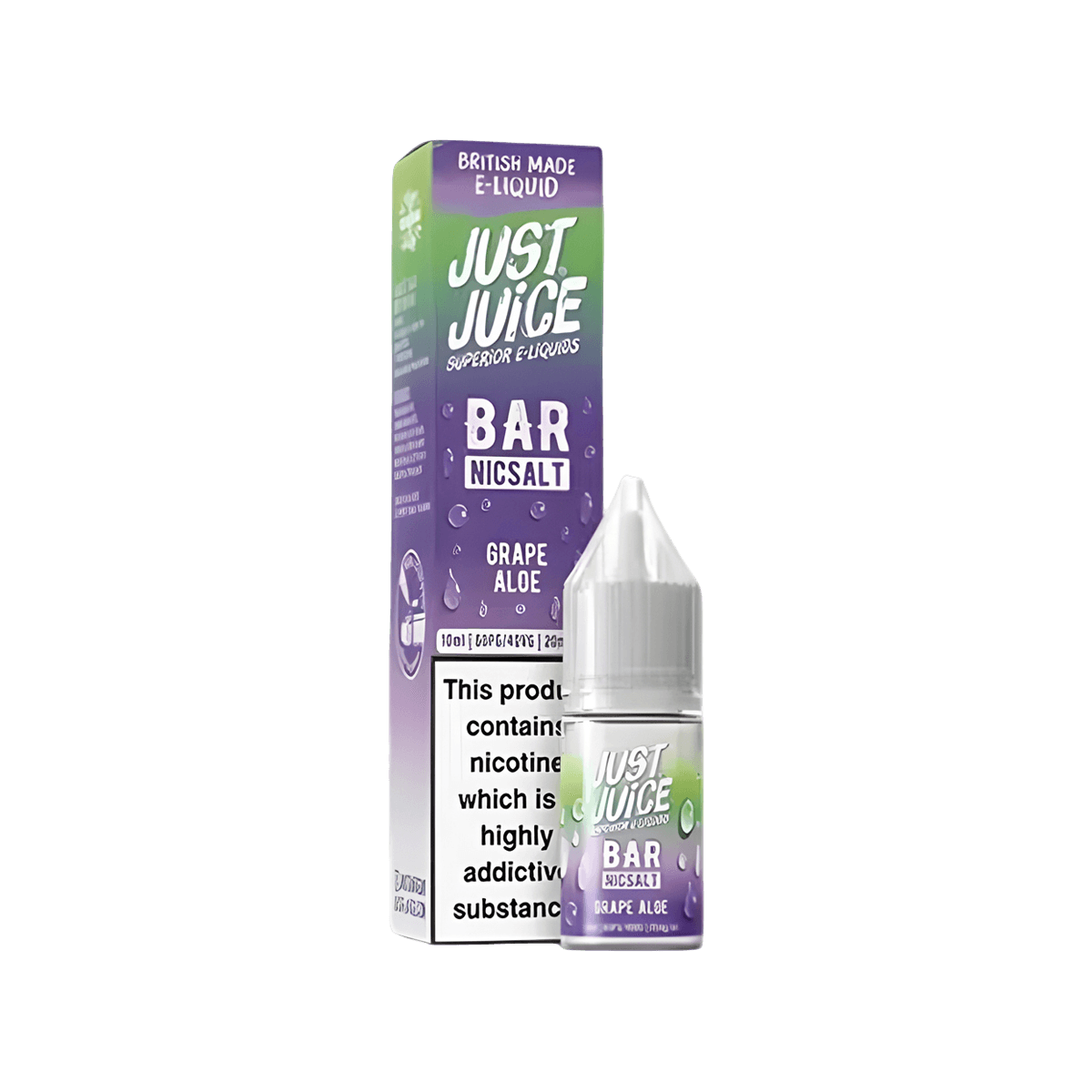 Grape Aloe Nic Salt E-Liquid by Just Juice Bar - E-Liquids