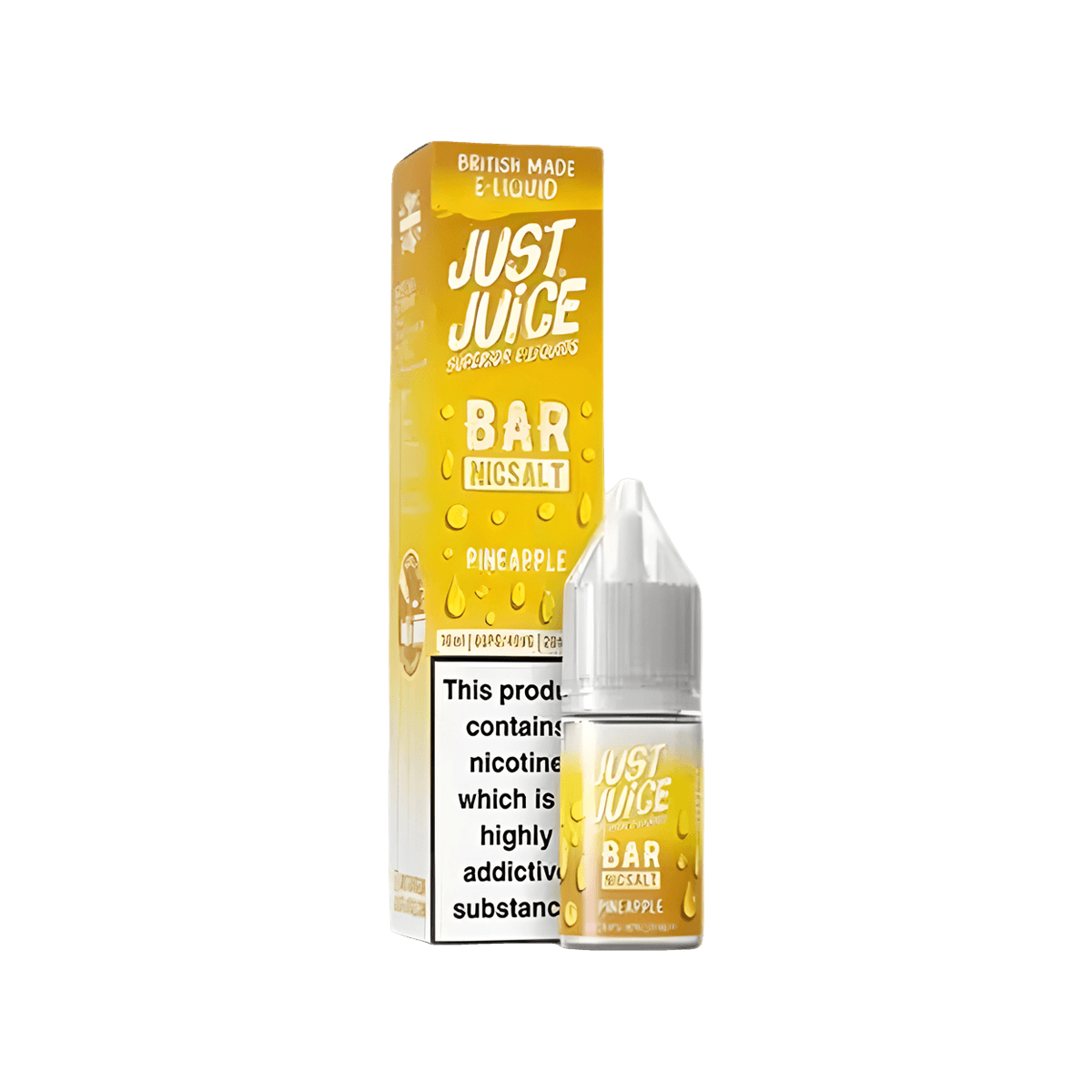 Pineapple Nic Salt E-Liquid by Just Juice Bar - 10ml E-Liquid