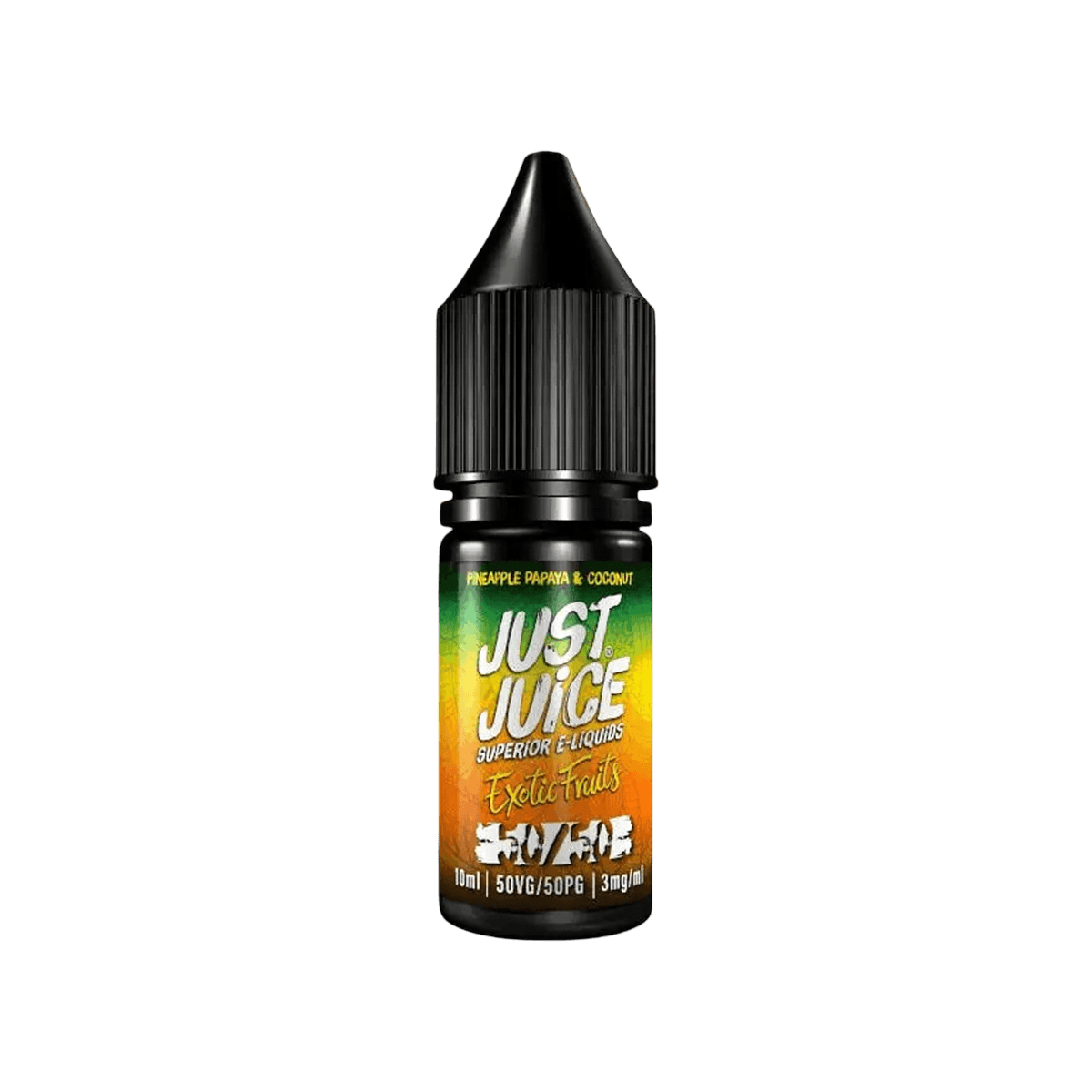 Pineapple  Papaya and Coconut Exotic Fruits E-Liquid by Just Juice 50 50 - 10ml E-Liquid