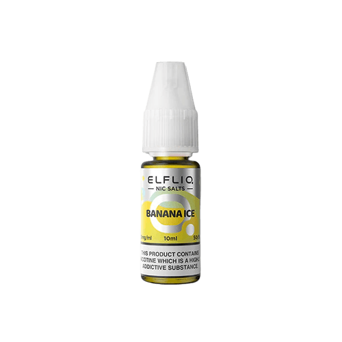 Banana Ice Elfliq by Elf Bar - 10ml Nic Salt E-liquid - 10mg E-Liquid