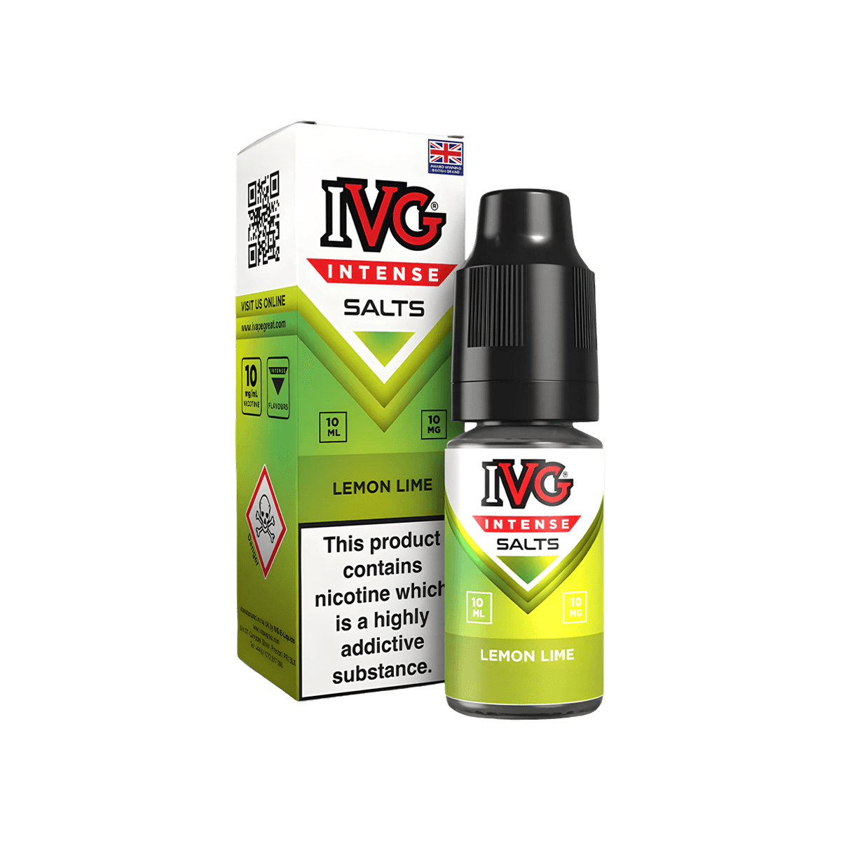 Lemon Lime E-Liquid by IVG Intense Salts - 10mg E-Liquid