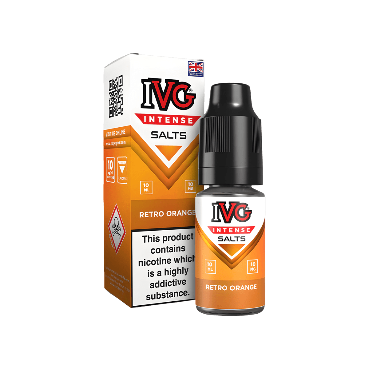 Retro Orange E-Liquid by IVG Intense Salts - 10mg E-Liquid