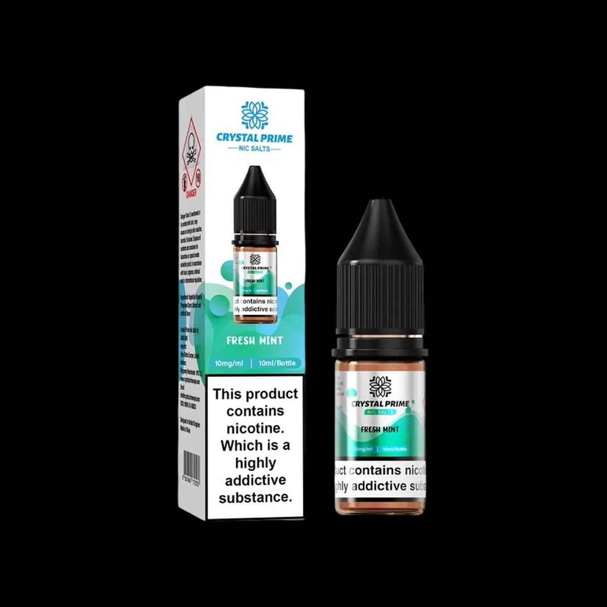 Fresh Mint Nic Salt E-Liquid Crystal Prime