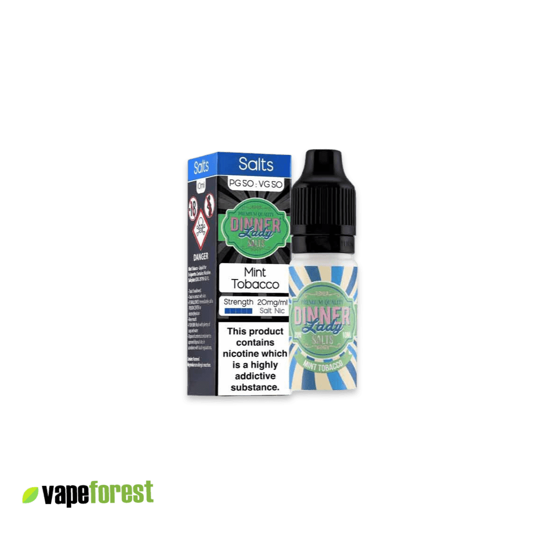 Dinner Lady Nic Salts E-Liquid Mint Tobacco