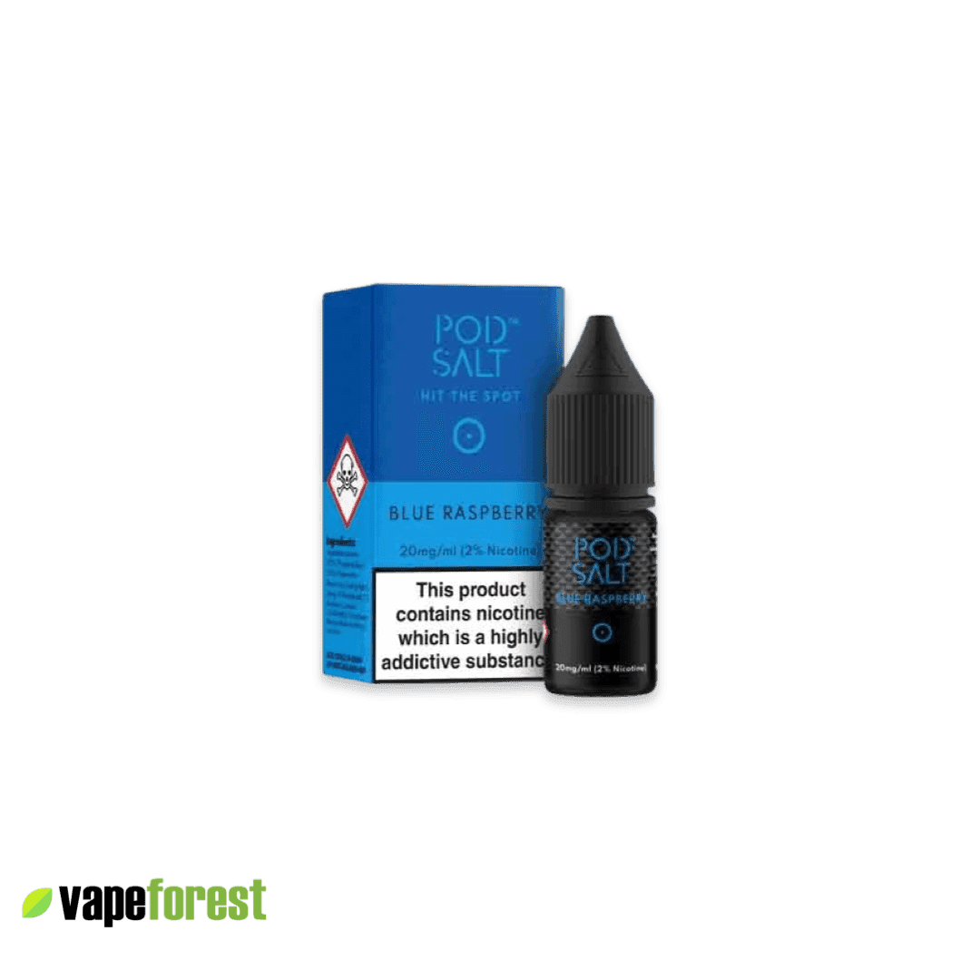 Pod Salt   Nic Salt E-Liquid   Blue Raspberry - 10ml E-Liquid