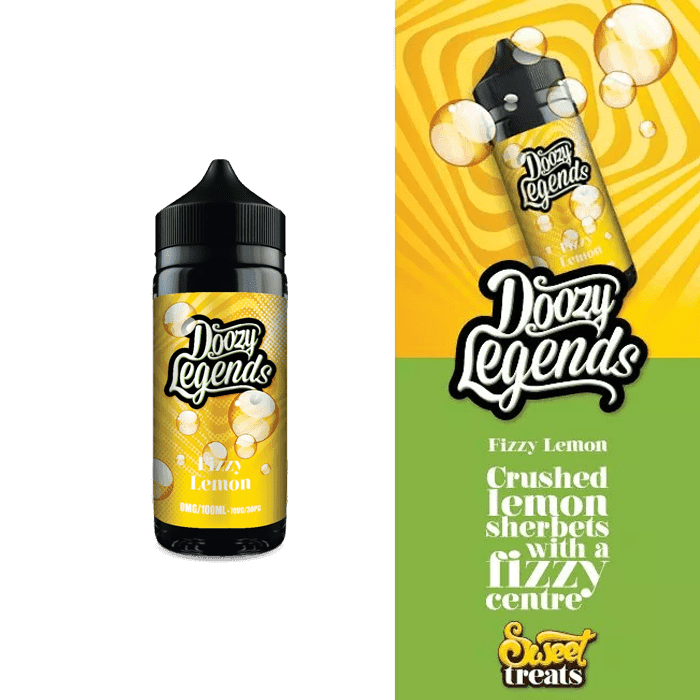 Fizzy Lemon by Doozy Legends - 100ml Shortfill E-liquid