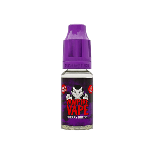 Cherry Breeze by Vampire Vape  10ml E-liquid - 0mg E-Liquid