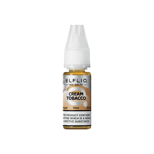 Cream Tobacco Elfliq by Elf Bar - 10ml Nic Salt E-liquid