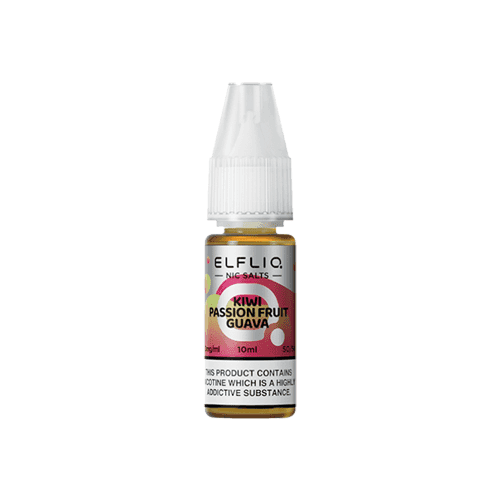 Kiwi Passion Fruit Guava Elfliq by Elf Bar - 10ml Nic Salt E-liquid - 10mg E-Liquid