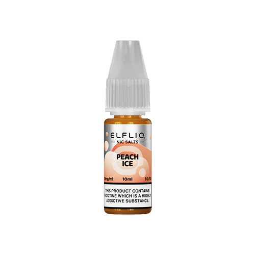 Peach Ice Elfliq by Elf Bar - 10ml Nic Salt E-liquid