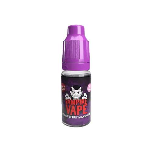 Strawberry Milkshake by Vampire Vape  10ml E-liquid - 0mg E-Liquid