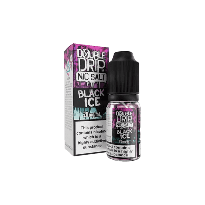 Black Ice by Double Drip  10ml Nic Salt E-liquid - E-Liquids
