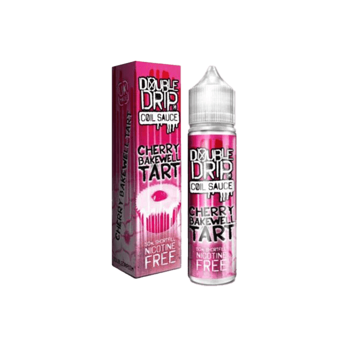 Cherry Bakewell Tart by Double Drip  50ml Shortfill E-liquid - E-Liquids