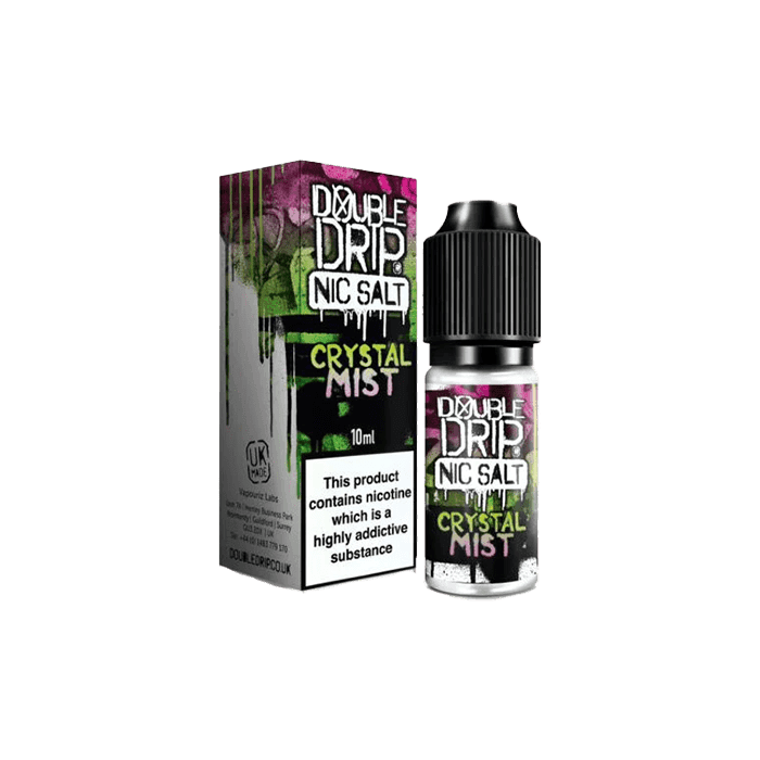Crystal Mist by Double Drip  10ml Nic Salt E-liquid - E-Liquids