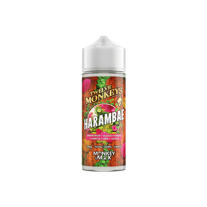 Harambae by Twelve Monkeys - 100ml Shortfill E-liquid - 0mg E-Liquid