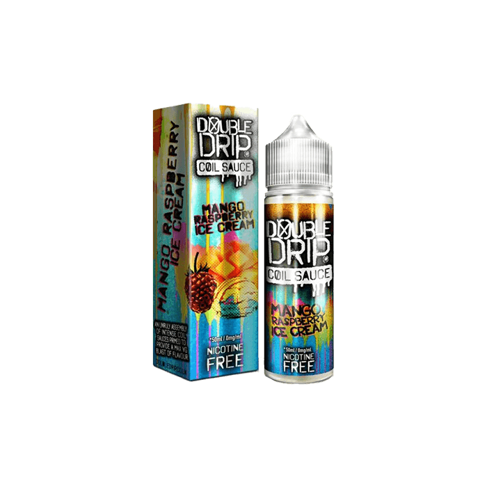 Mango Raspberry Ice Cream by Double Drip  50ml Shortfill E-liquid - E-Liquids